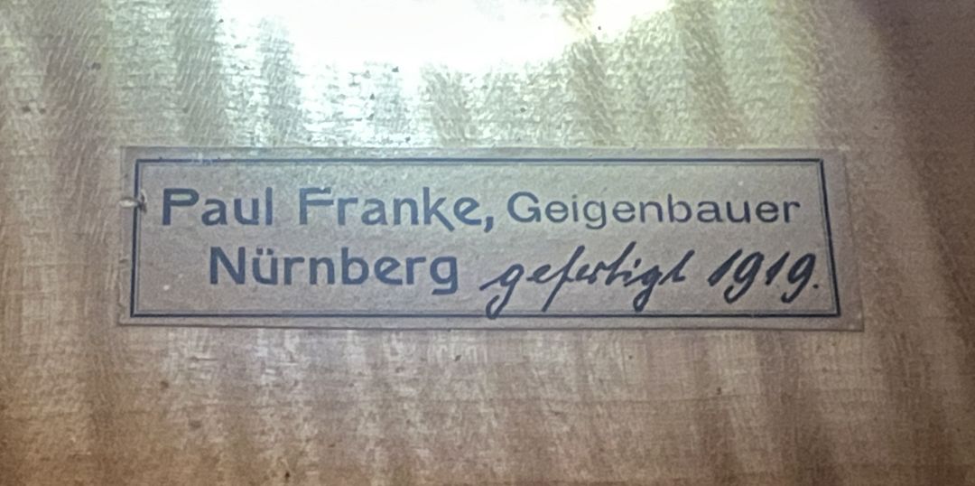 Franke Paul - Nürnberg 1919 - C-318